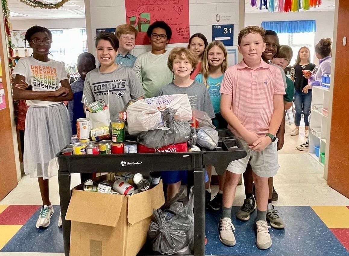 Highlands’ fifth-grade classes conduct canned food drive