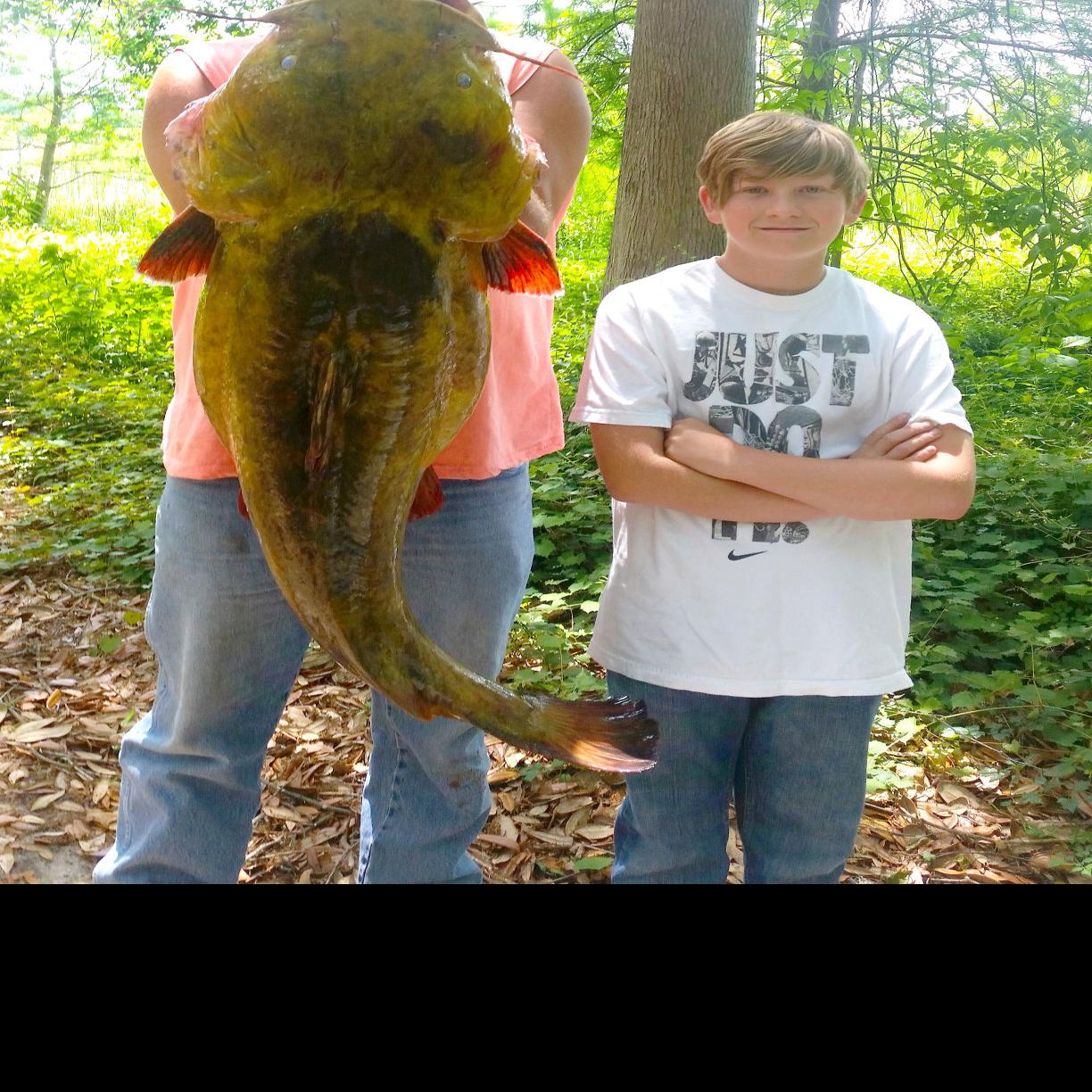 Teenager Catches State Record Flathead Catfish Gallery Dothaneagle Com