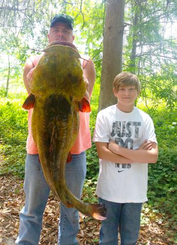 Teenager catches state-record flathead catfish