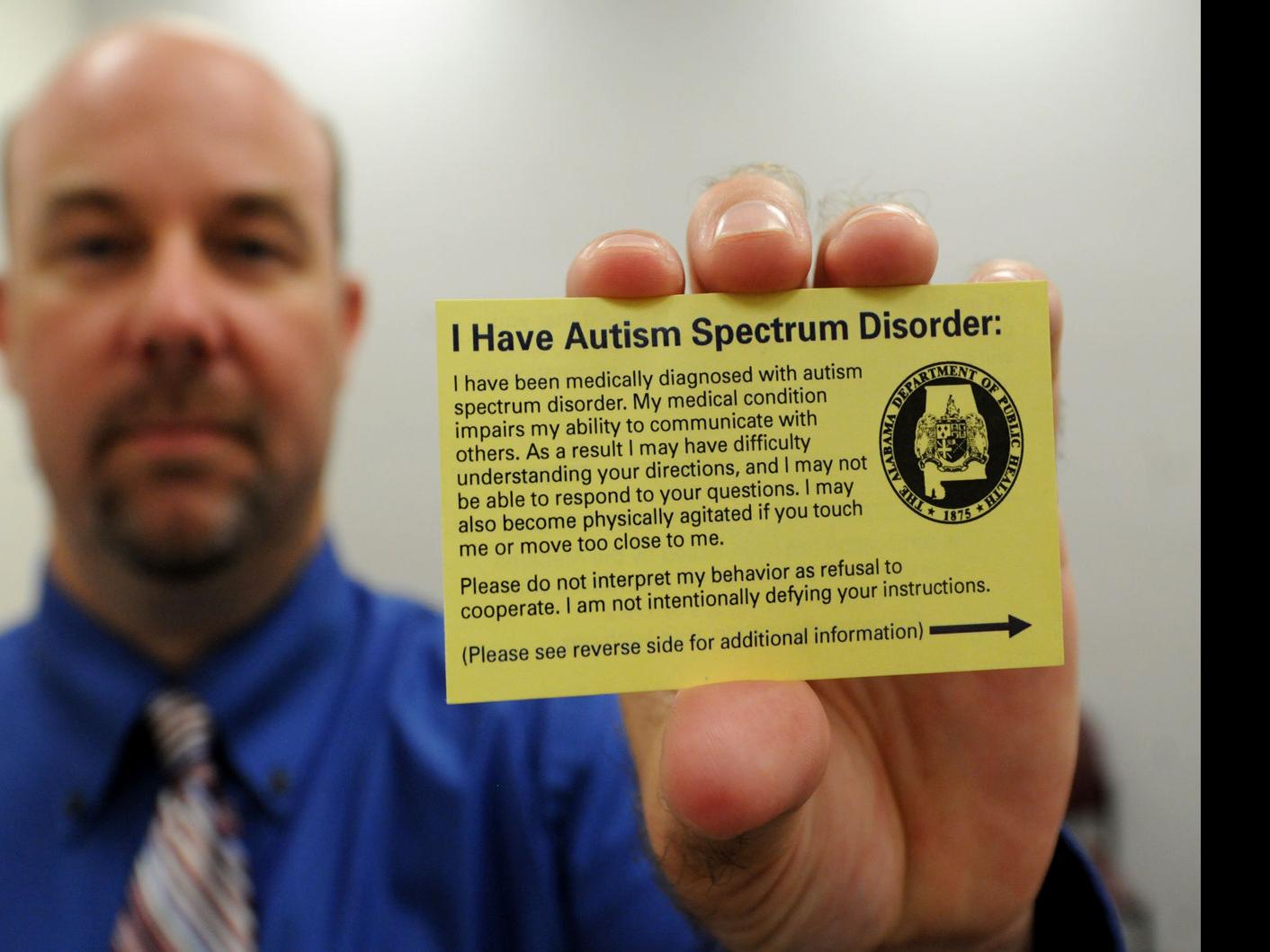 Id Card Designed For Alabama Drivers Non Drivers On Autism
