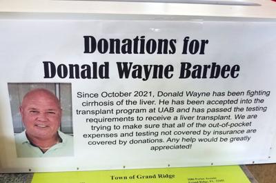Grand Ridge pours itself into helping Donald Wayne Barbee