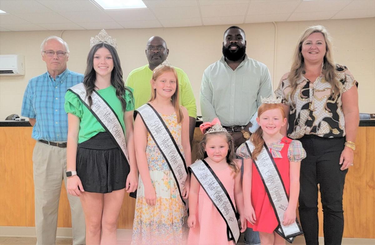 Coffee County Queens honored at New Brockton Council meeting
