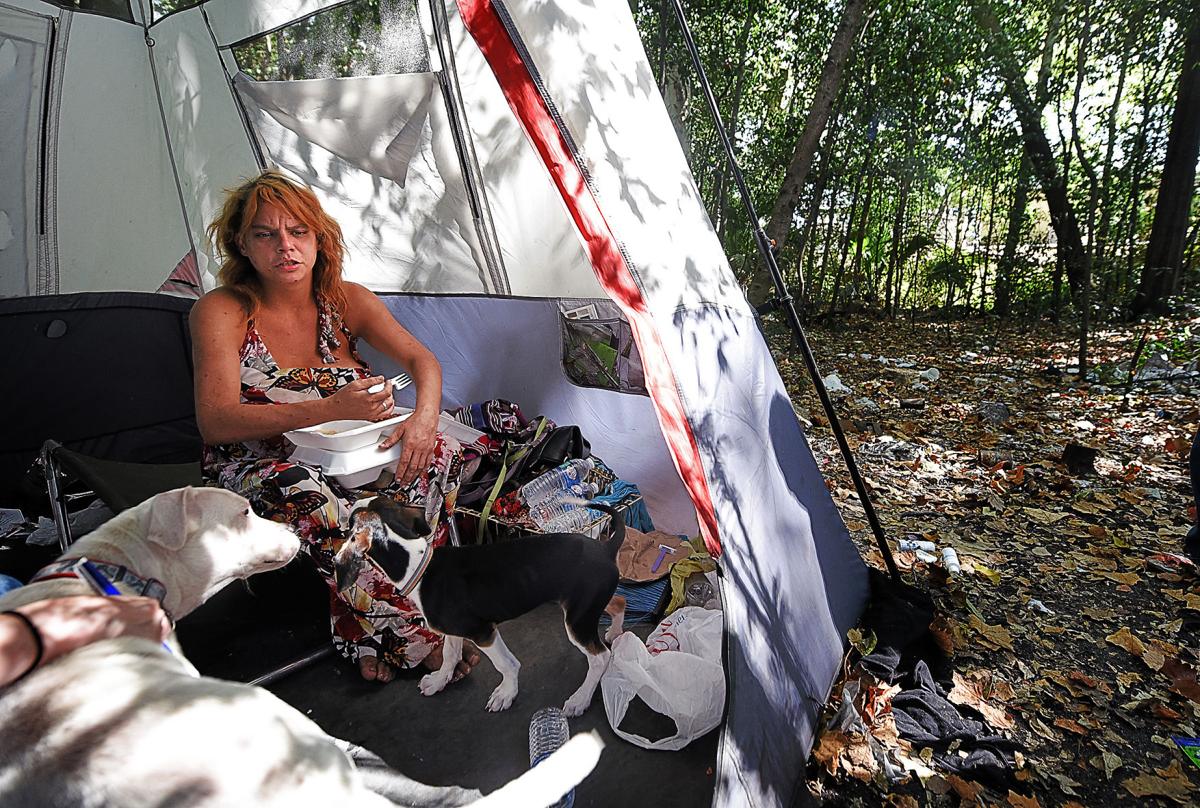 Dothan’s displaced are living in tent cities suffering from addiction, mental and physical disabilities