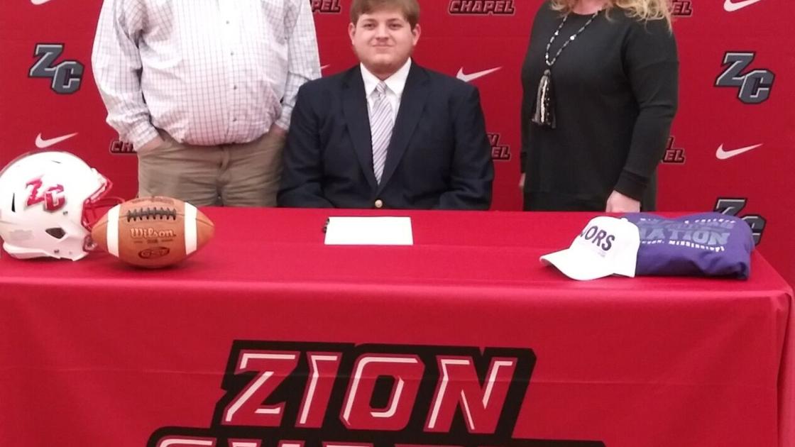 DothanEagle.com - Zion Chapel football OL Hunter Wambles signs with Millsaps College image