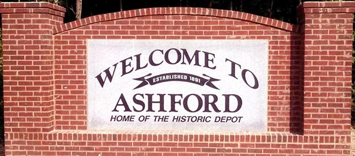 City of Ashford sign