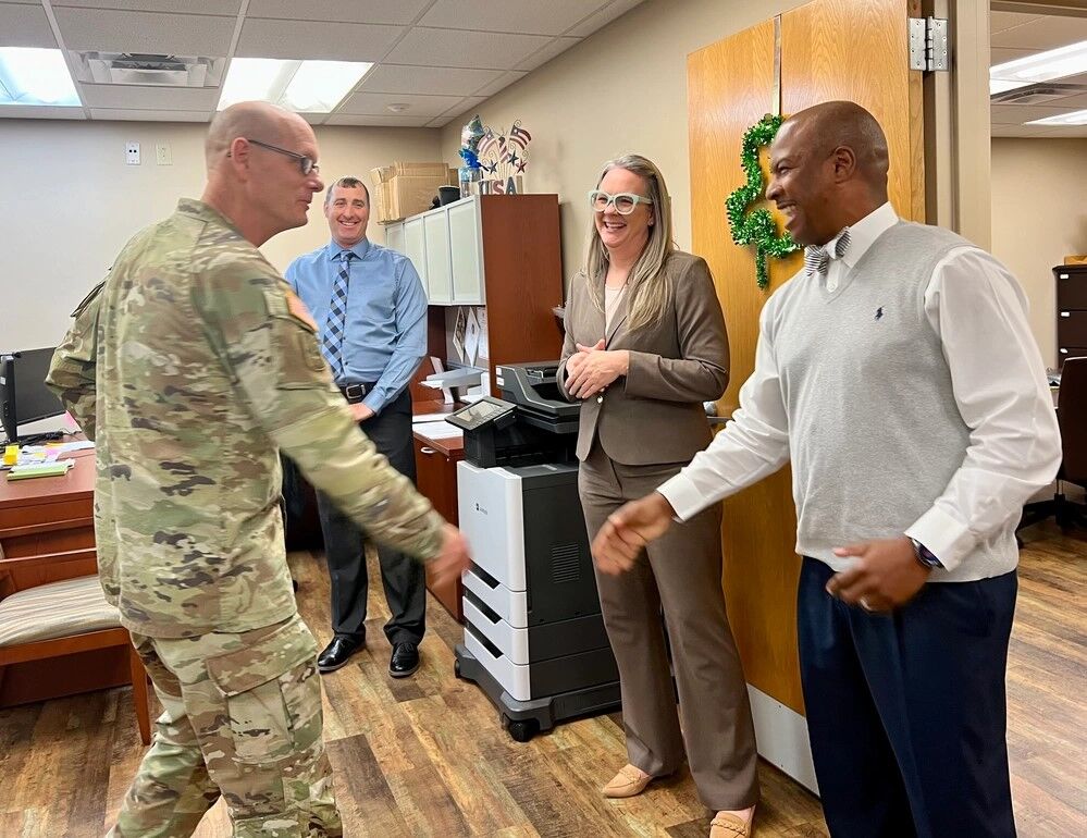 U.S. Army Medical Readiness Command East CG visits Fort Novosel