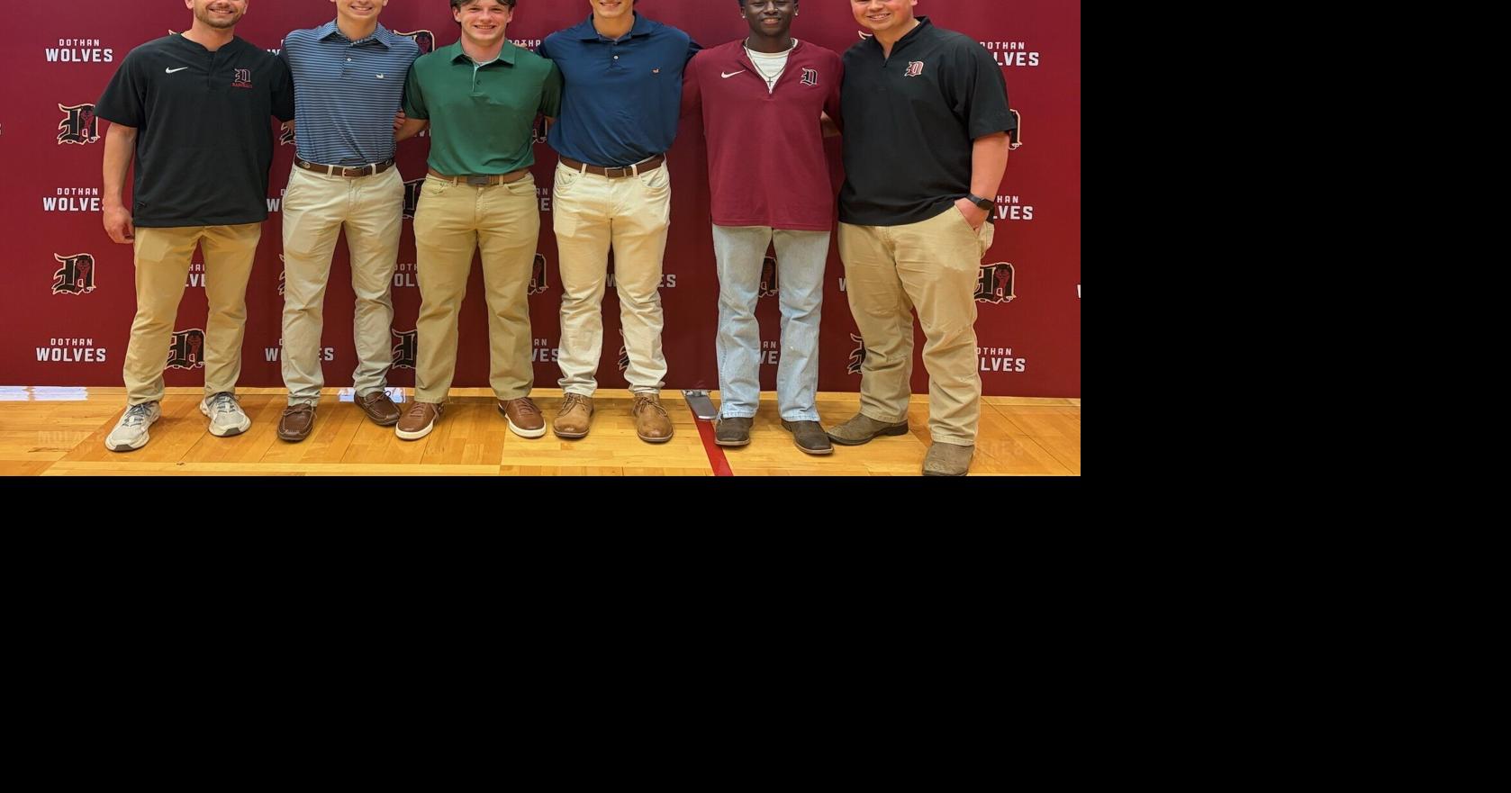 Perrin Gomez, Edmund Carter, Carter Richards and Emmanuel Lewis signed to play college baseball after their high school careers.
