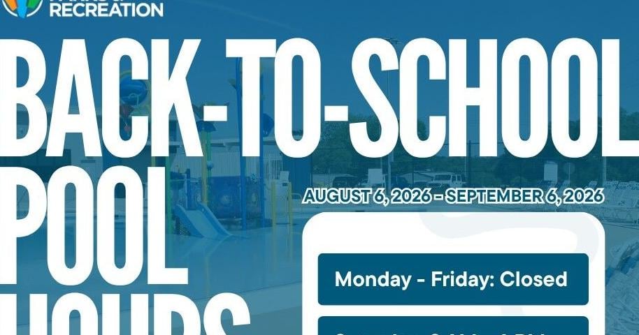 Enterprise Aquatics Center back-to-school pool hours start Aug. 6