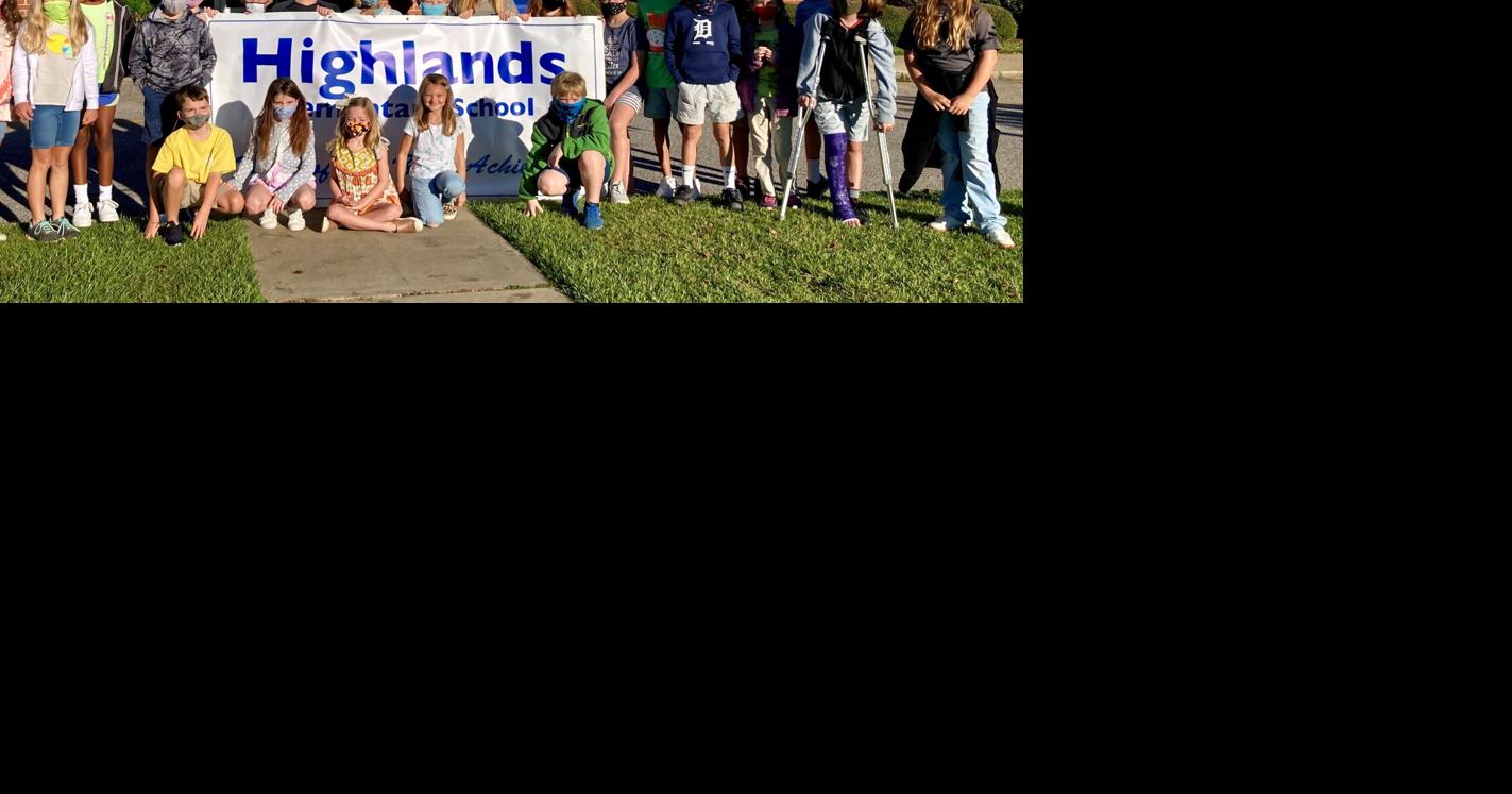 Highlands Elementary School SGA representatives and officers