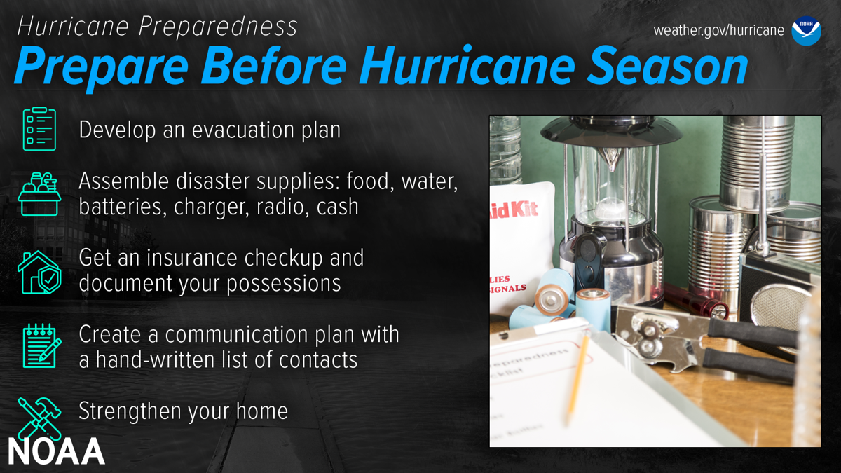 Prepare before hurricane season
