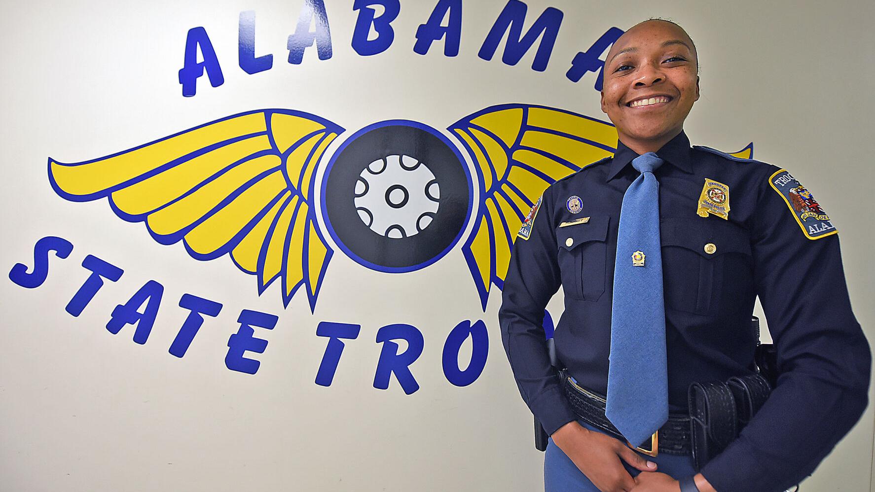 Alabama Law Enforcement Agency - Alea Trooper Twaski Relf Received Thanks Recently For Assisting Three University Of Alabama Students As They Traveled To Florida. The Young Driver Felt Helpless After Experiencing What