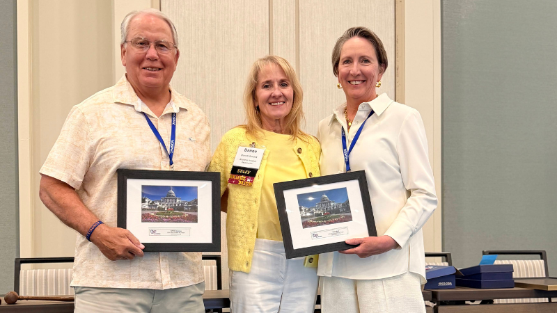 Alabama Hospital Association honors two EAH officials for health care advocacy