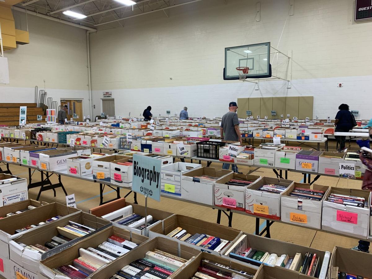 Friends of the Library's Big Book Sale is underway and going strong