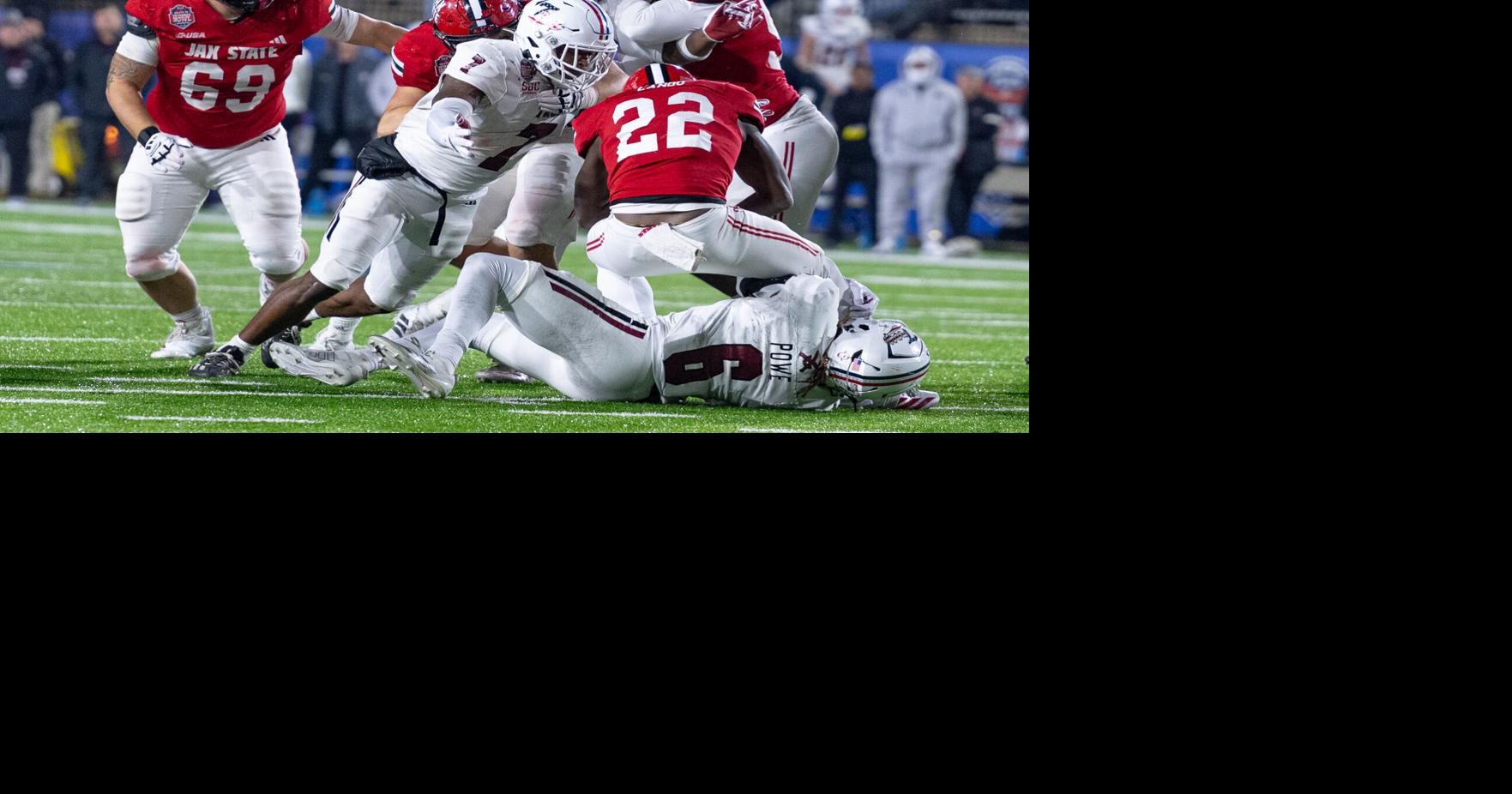 Stringer's 16 tackles are the second most in the 12-year history of the Salute to Veterans Bowl.