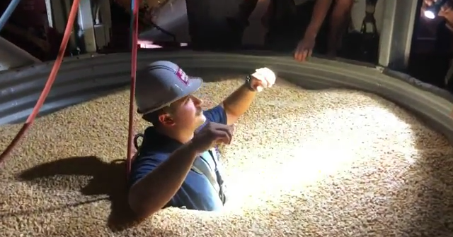 Local first responders receive grain bin rescue training