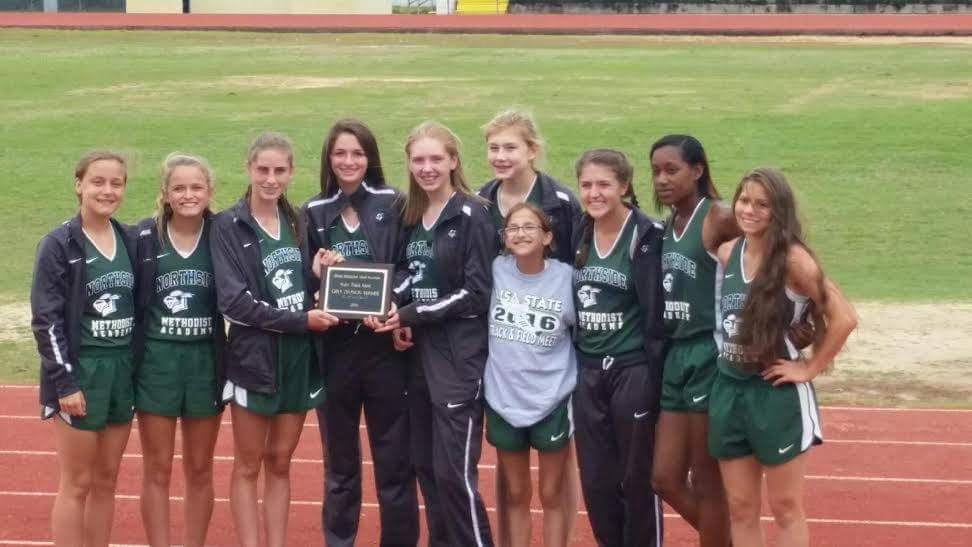 Northside Methodist girls track team wins AISA state title