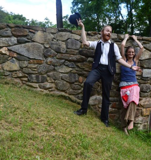 Asheville Street Performers Including Abby The Spoon Lady Appear