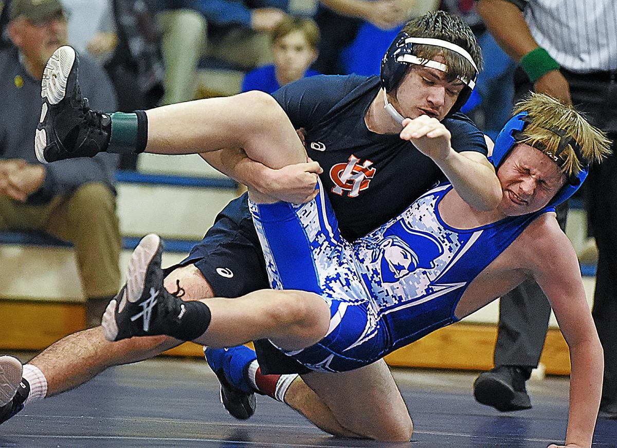 Houston Academy vs Charles Henderson wrestling