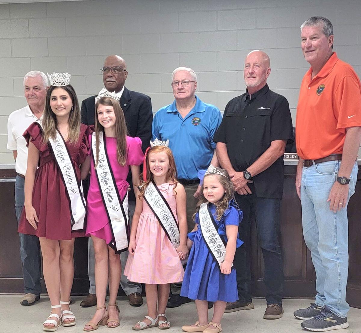 Coffee County Queens recognized at commission