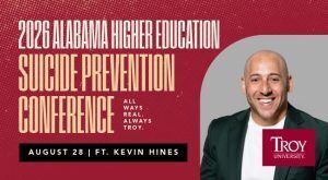 Troy University to host 2026 Alabama Higher Education Suicide Prevention Conference