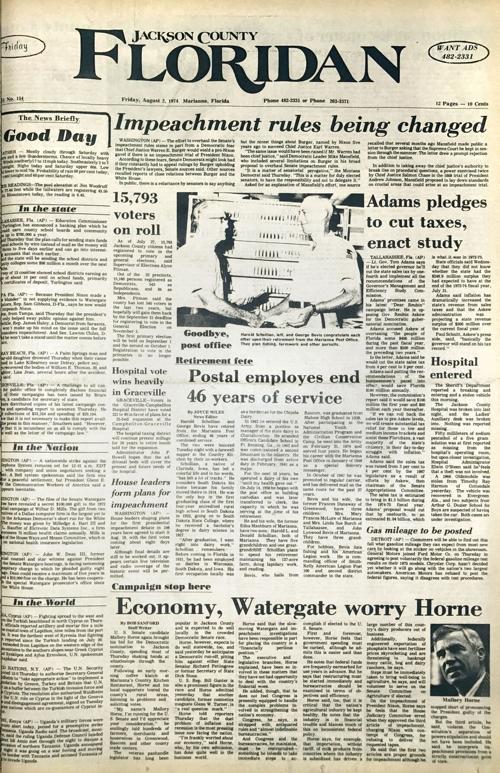 From the Floridan archives: 1974