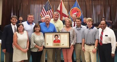 Thompson’s legacy, family honored at council meeting