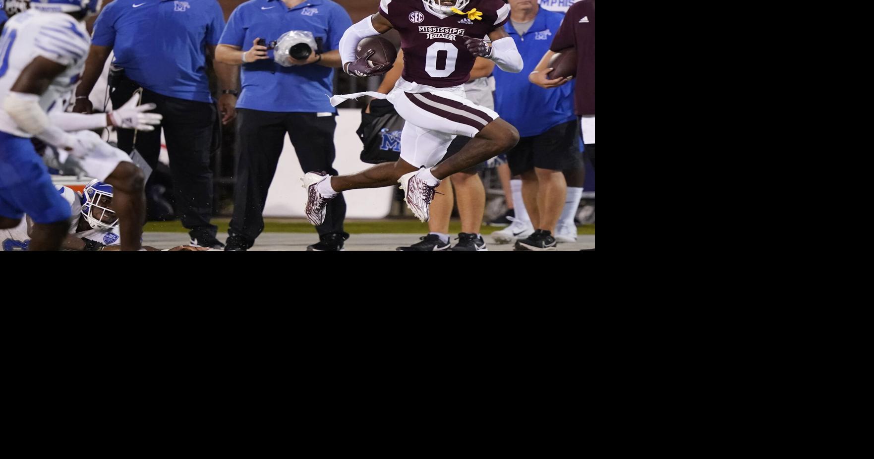 Former Eufaula star, Mississippi State receiver Rara Thomas entering ...
