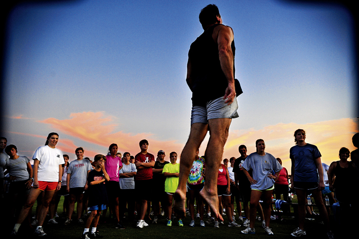 OmniFit workout draws crowd at Westgate Park