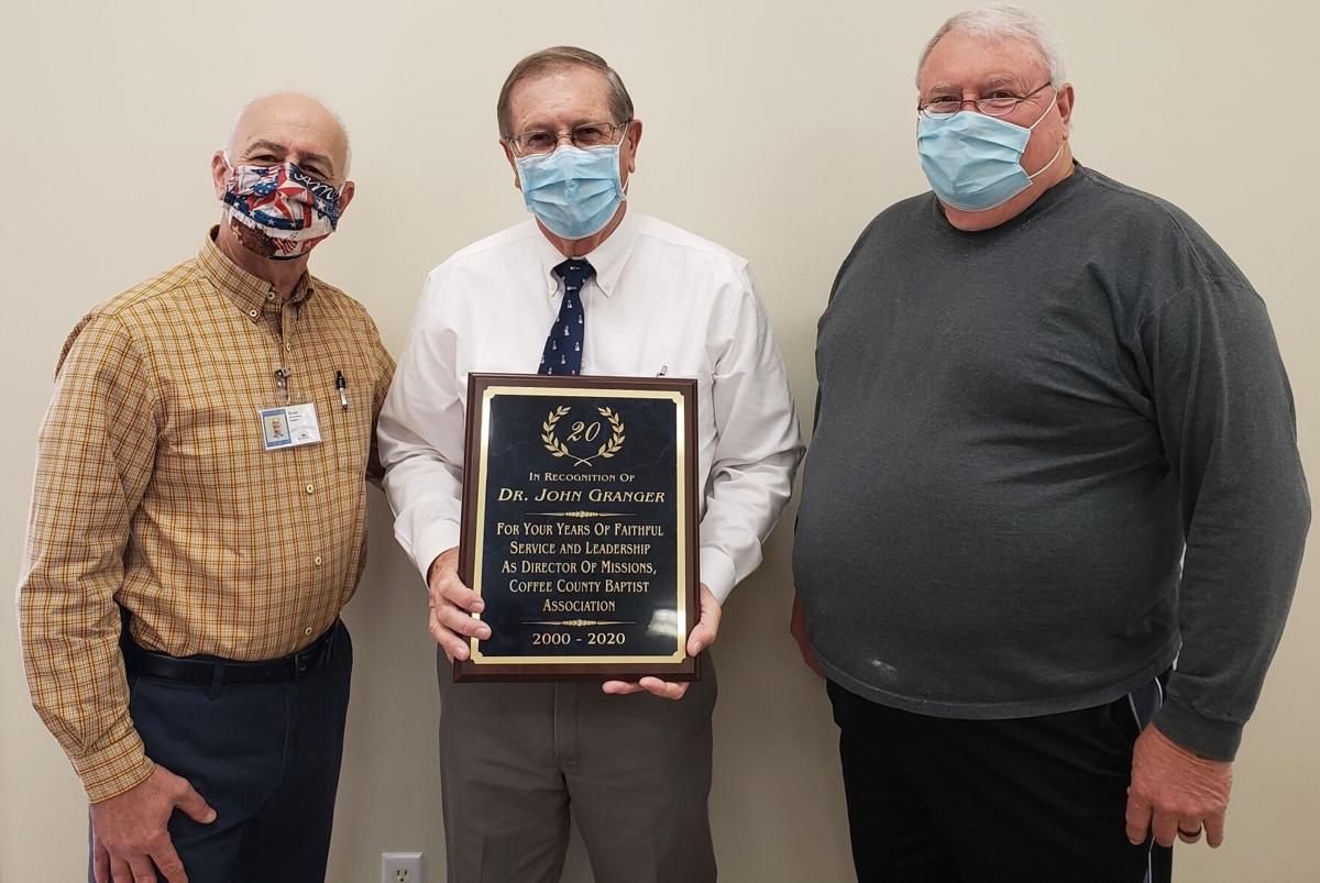 Dr. John Granger marks 20year anniversary with Coffee Baptist Association