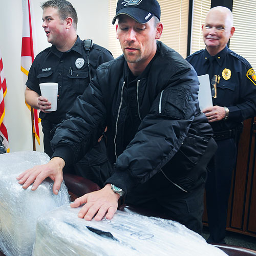 Abbeville police make 50 pound drug bust