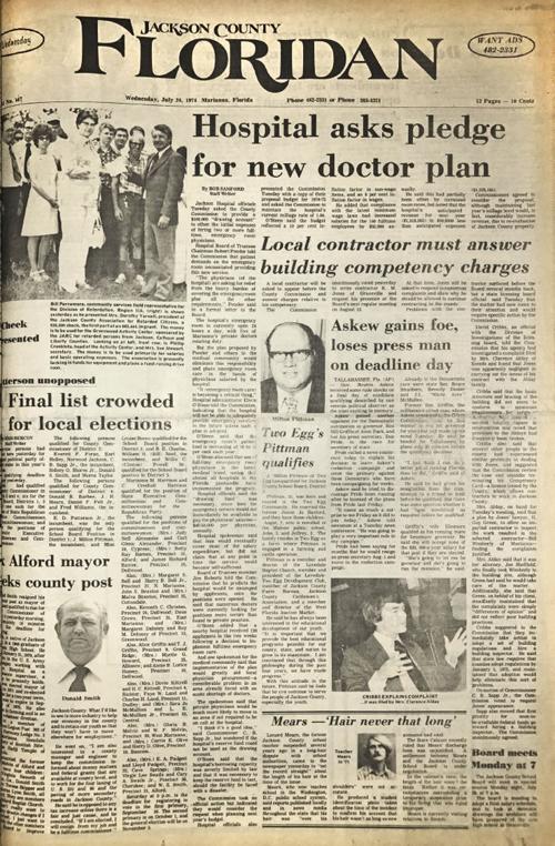 From the Floridan archives: 1974