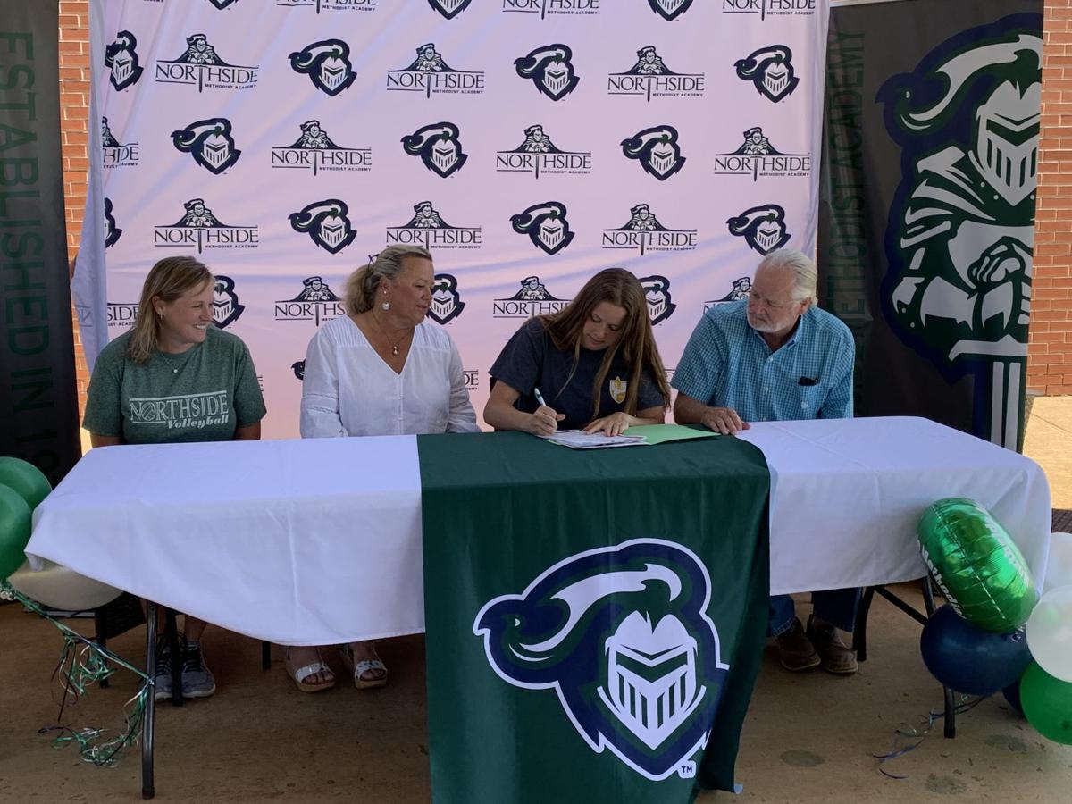 Northside Methodist volleyball standout Anna Johnston signs with 