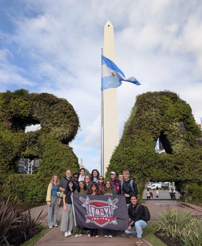 Collaborative study abroad introduces TROY students to the Southern Cone