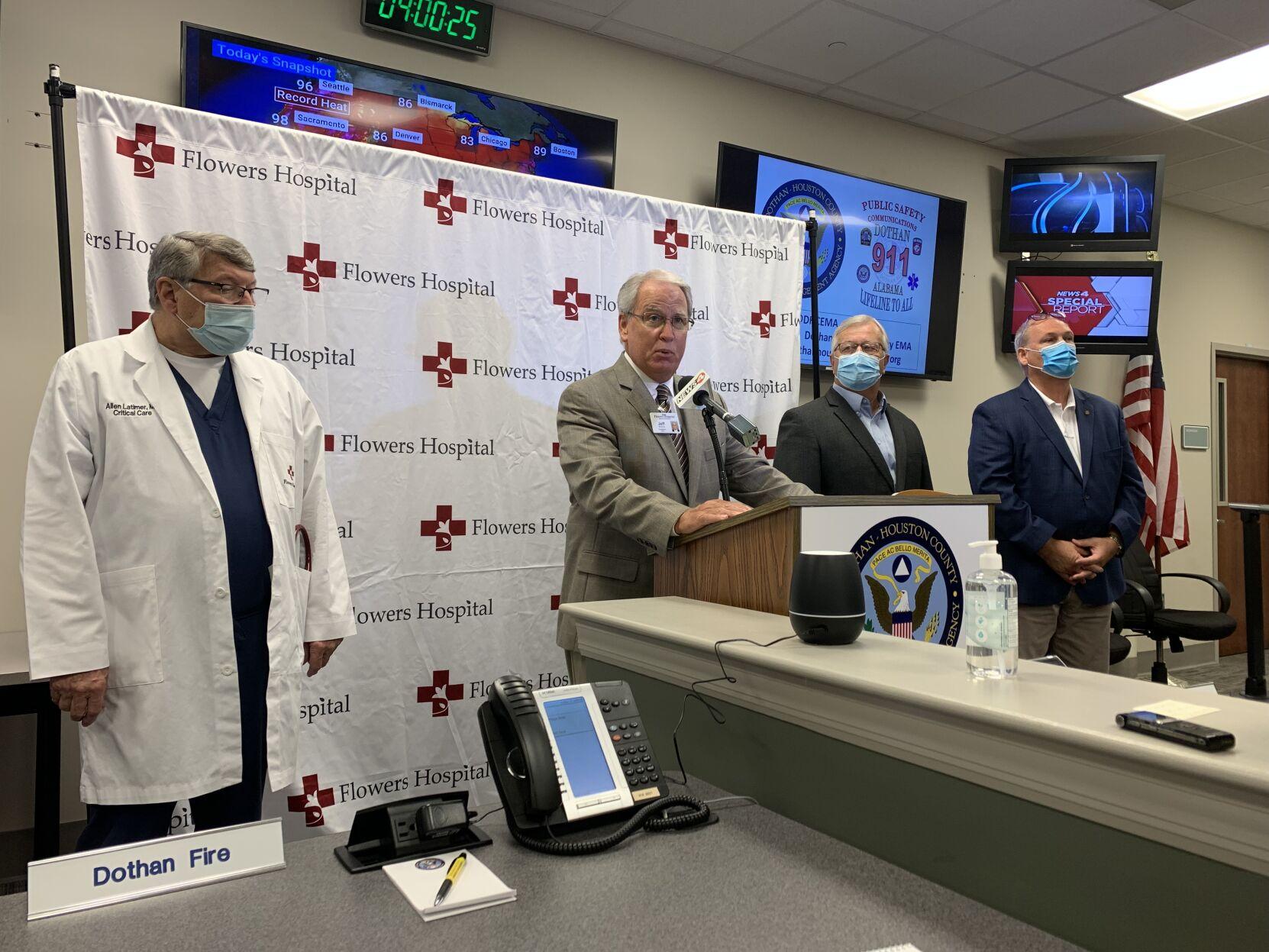 Flowers CEO urges vaccinations as COVID patient numbers climb