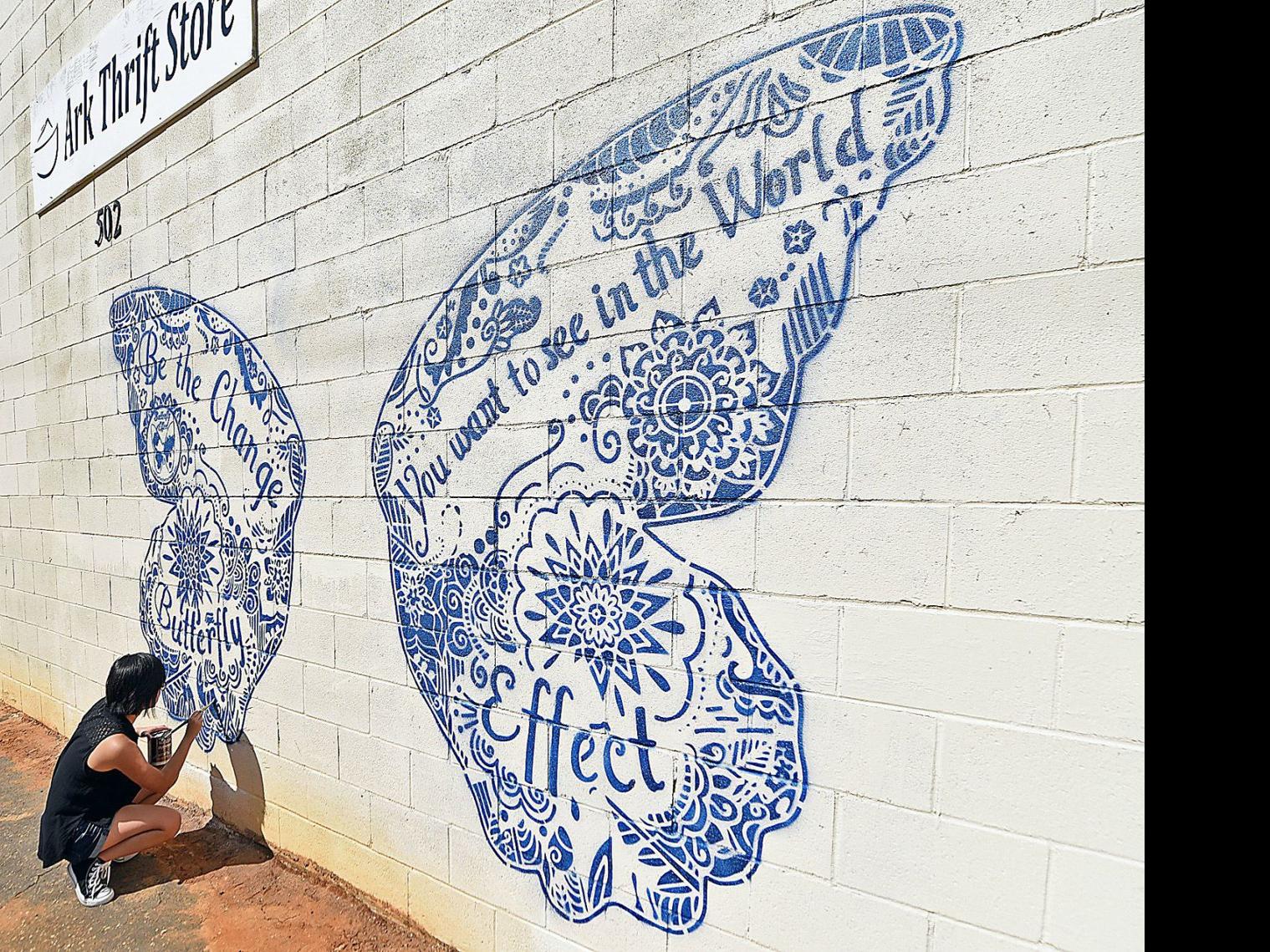 New Butterfly Mural Will Have Philanthropy Twist Local News