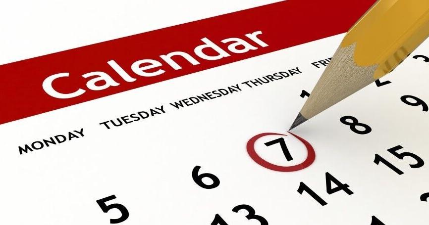 Events and meetings calendar for Coffee County area