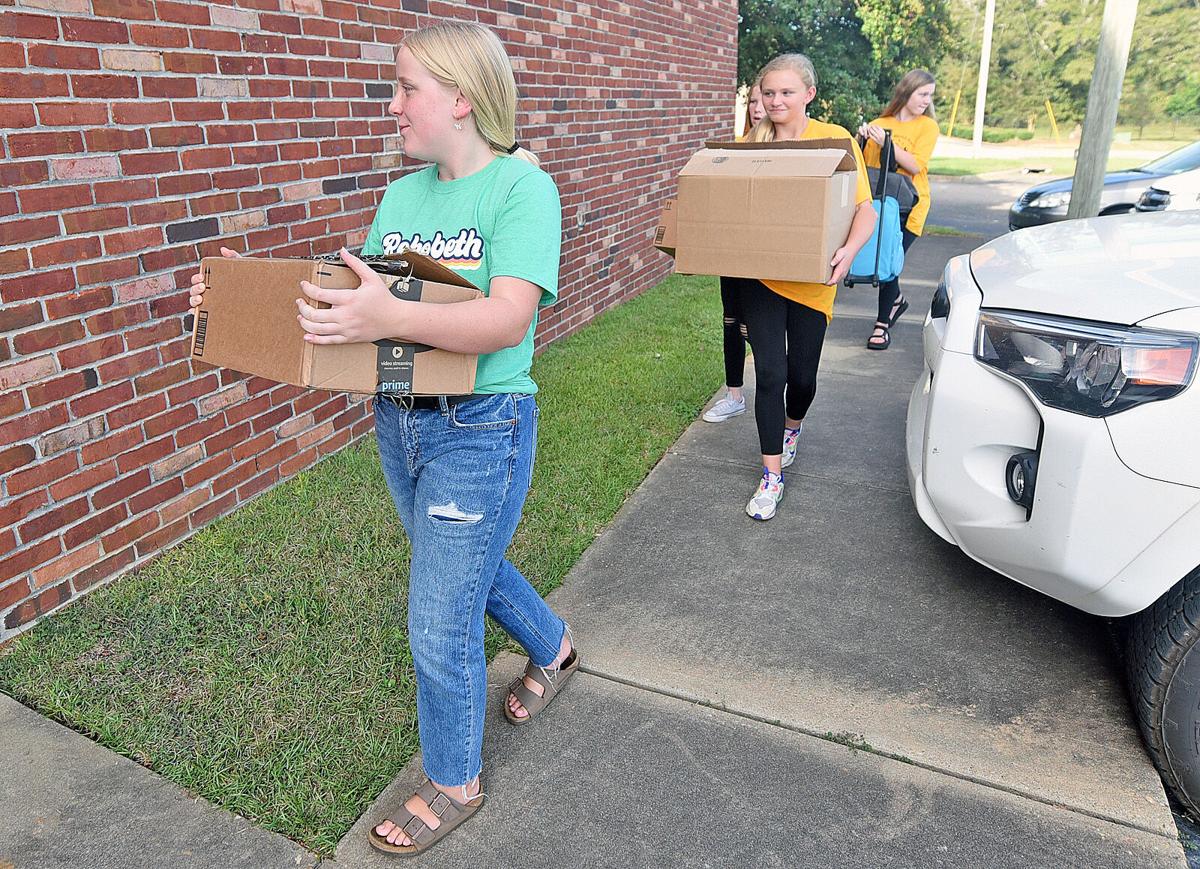 Rehobeth Middle School Beta Club members donate to foster children