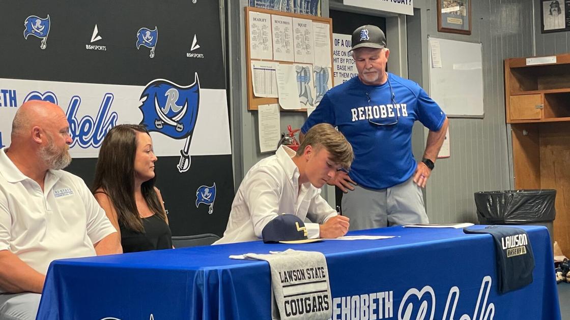 DothanEagle.com - Rehobeth baseball player Joe Watkins battles back from scary injury to sign scholarship image