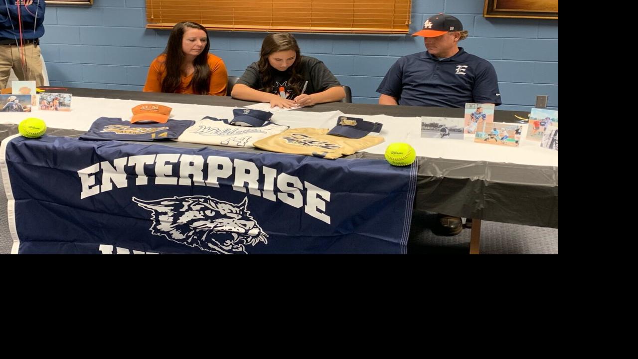 DothanEagle.com - Enterprise softball player Emma Faulk signs with AUM image