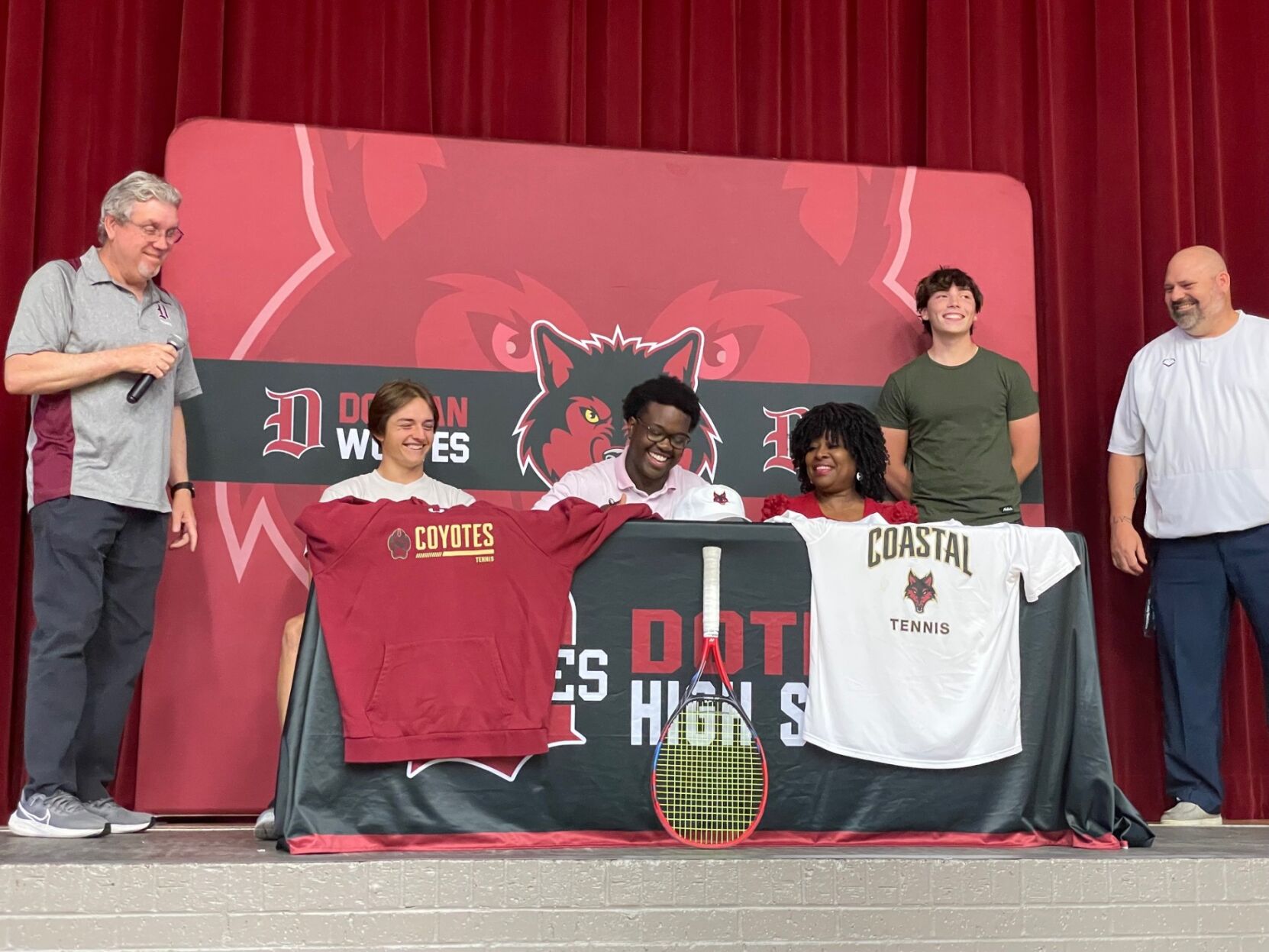 Seven Dothan Wolves sign athletic scholarships, with photos and comments