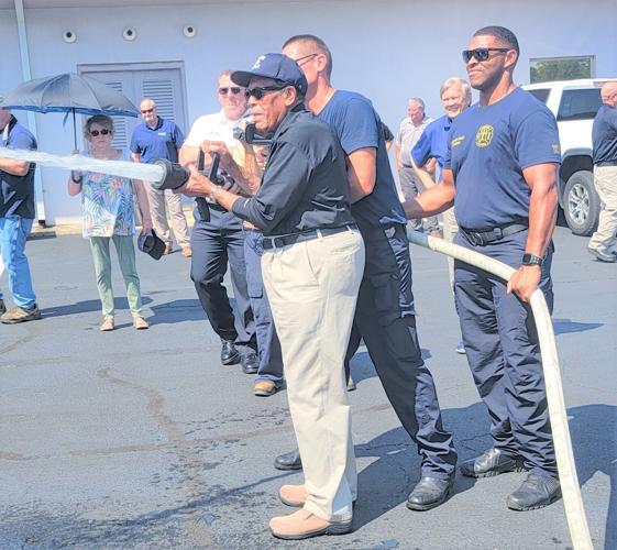 New fire engine christened with centuries-old tradition