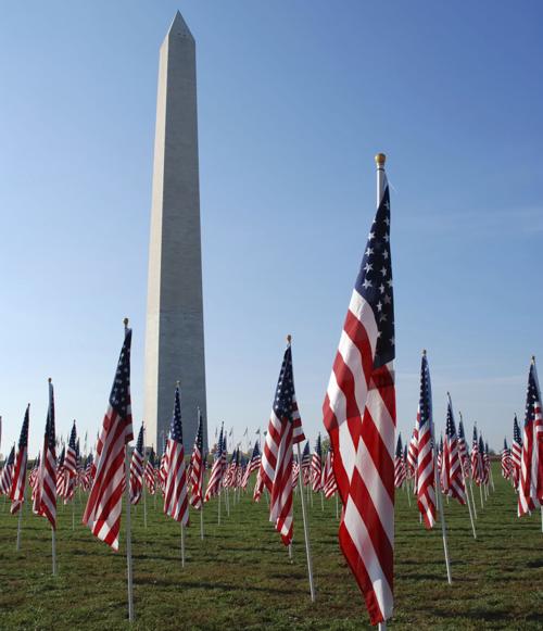 Answer Man: What is the inscription on the east face of the Washington Monument?