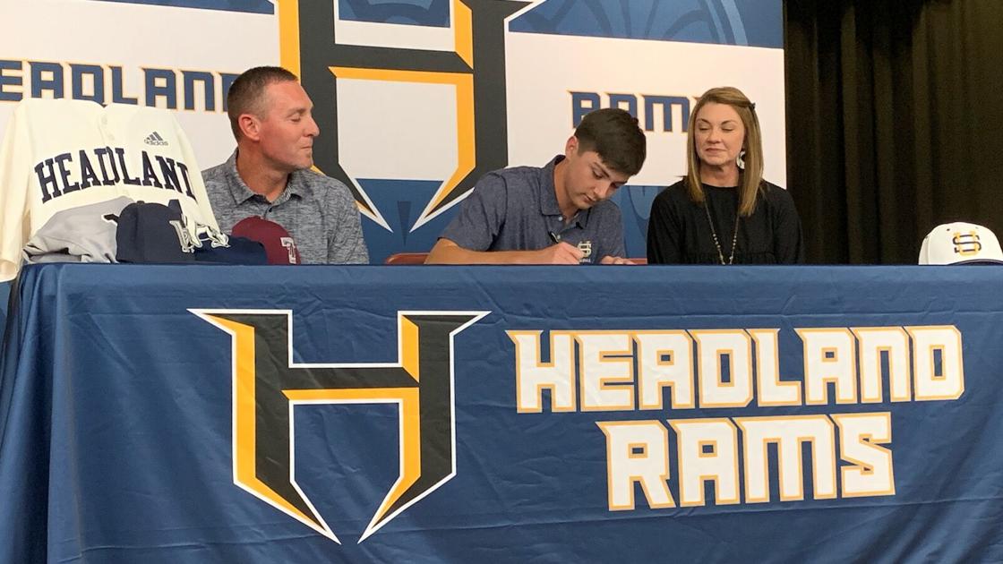 DothanEagle.com - Headland's Taylor signs with Southern Union baseball image