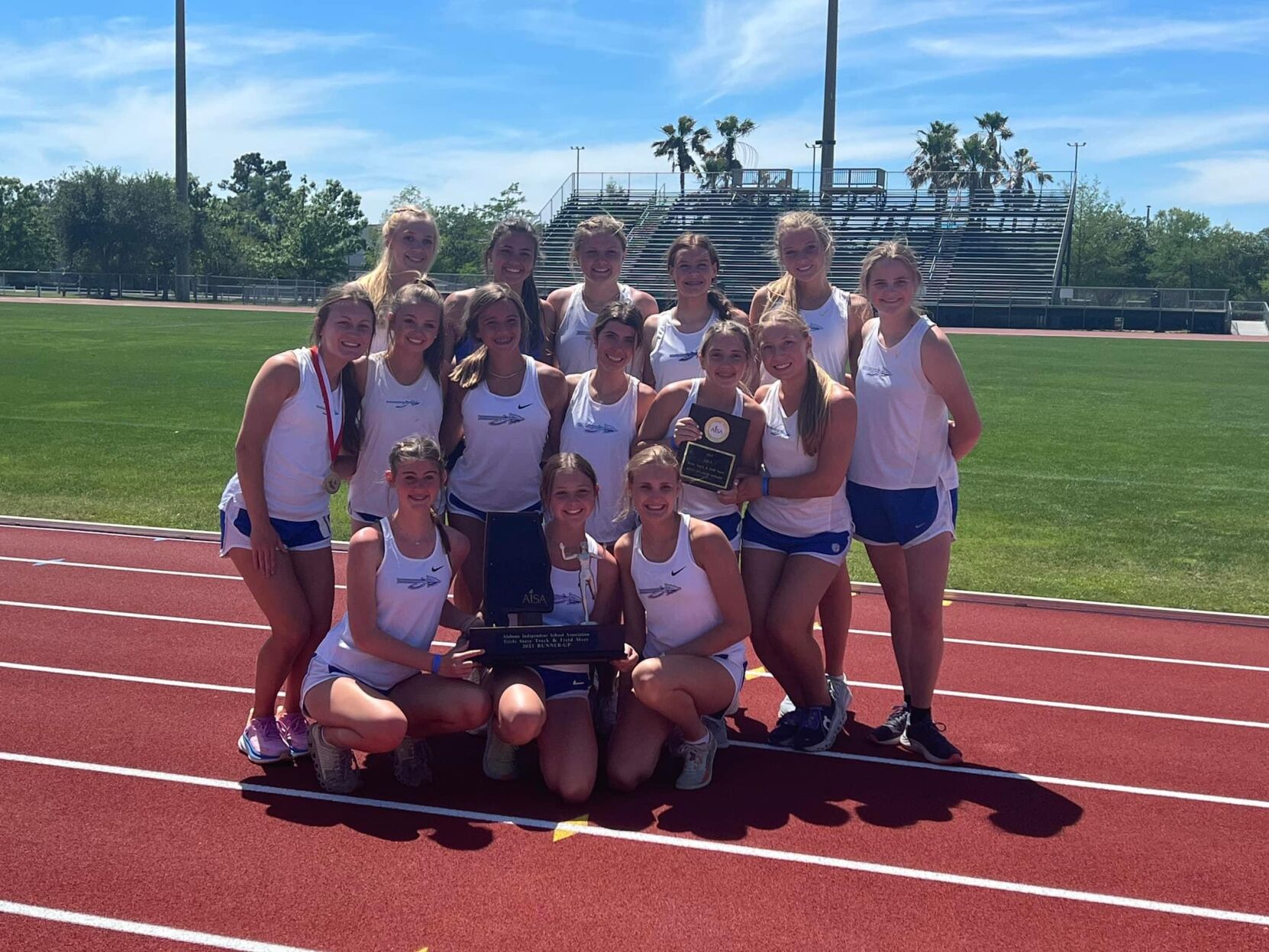 Lakeside girls track team wins AISA Class 2A title for third year in a row