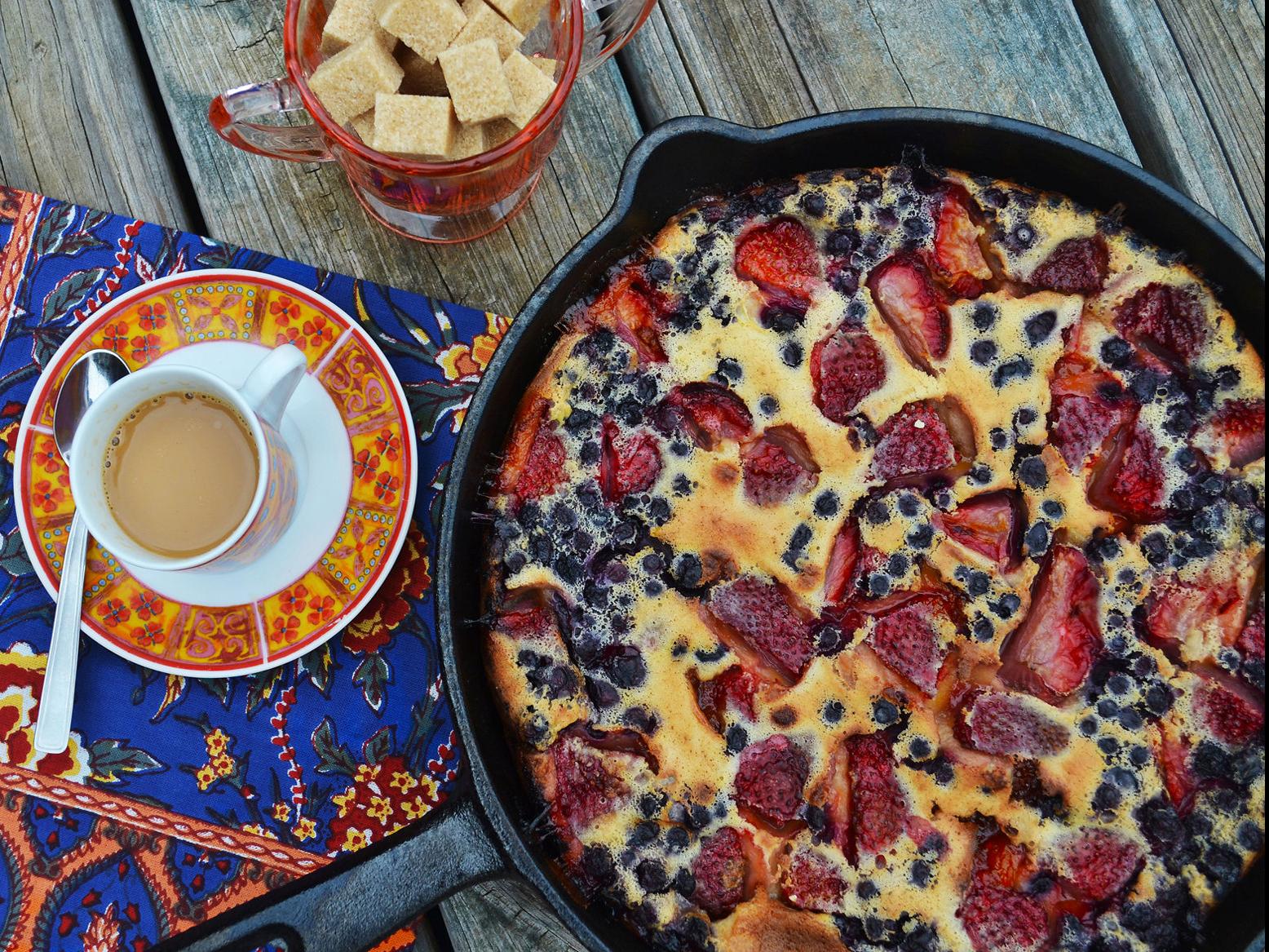 Rustic Plate Clafoutis A Complicated Name For A Simple Dish
