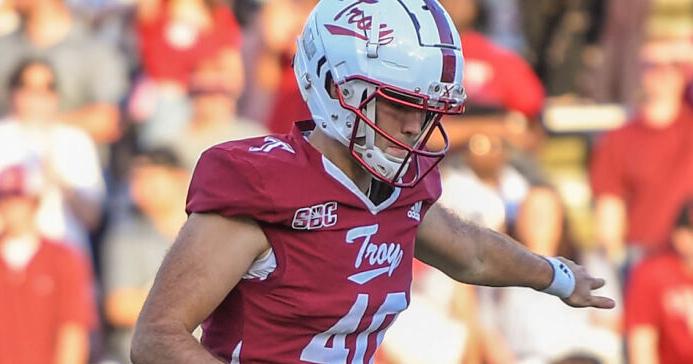 Former Pike Liberal Arts School kicker Scott Taylor Renfroe is one of four Troy University football players named to the Sun Belt Preseason All-Conference second team on Monday.