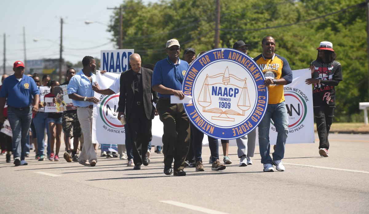 Residents march, demand better justice system during Alabama NAACP