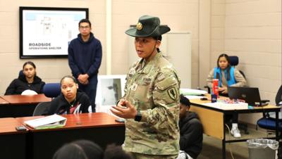 Columbus area JROTC students visit Fort Novosel