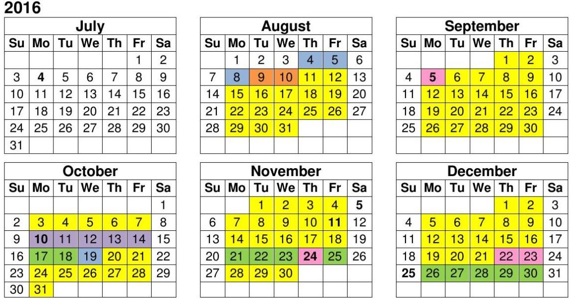 2016 2017 School Calendar Revised
