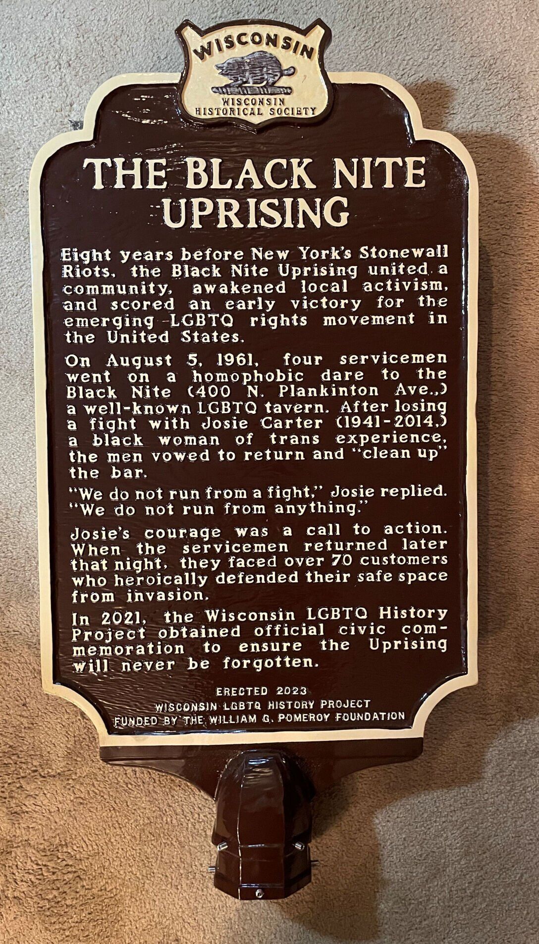 Site of early LGBTQ uprising gets historical marker